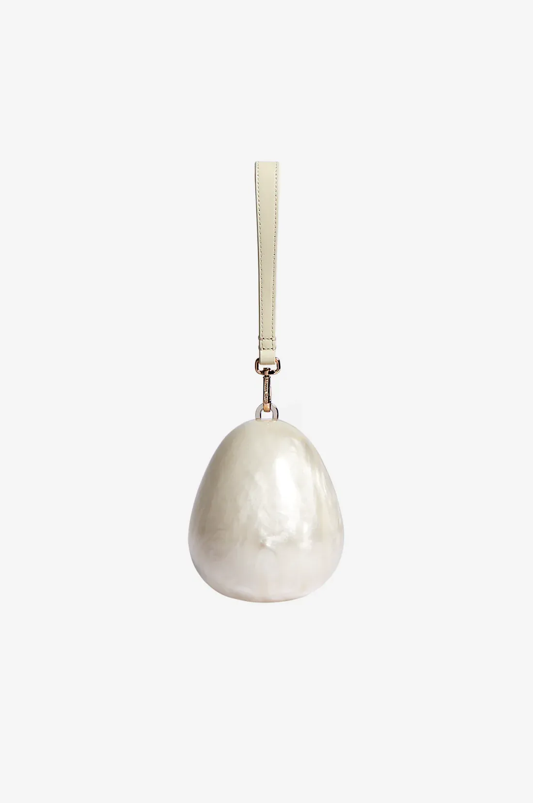 Micro Egg Bag With Pearl Crossbody