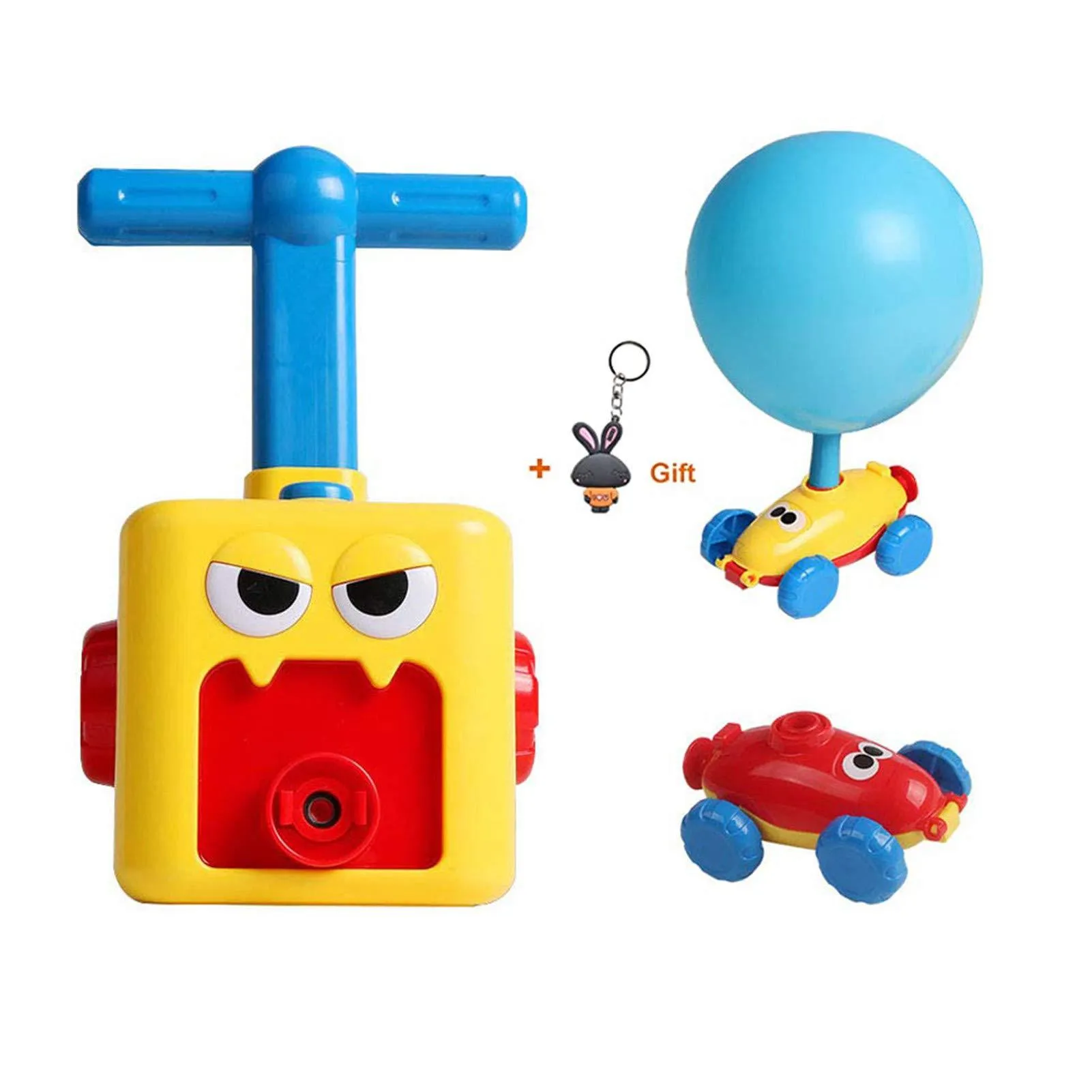 Mini Hand Push Power Balloon Toy