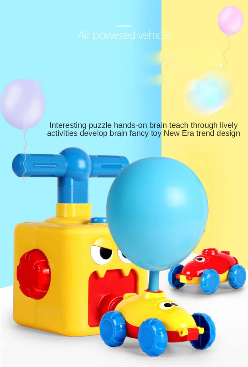 Mini Hand Push Power Balloon Toy