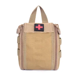 Mini Multifunctional Outdoor Medical Waist Bag, Color: Mud Color