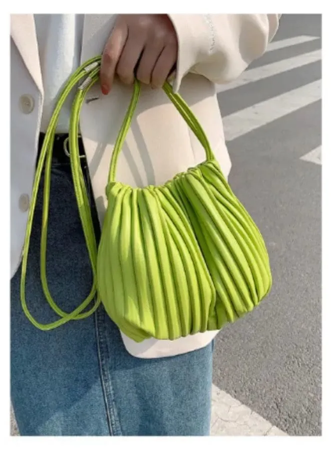 Minimalist and Soft Design Bucket Bag For Women