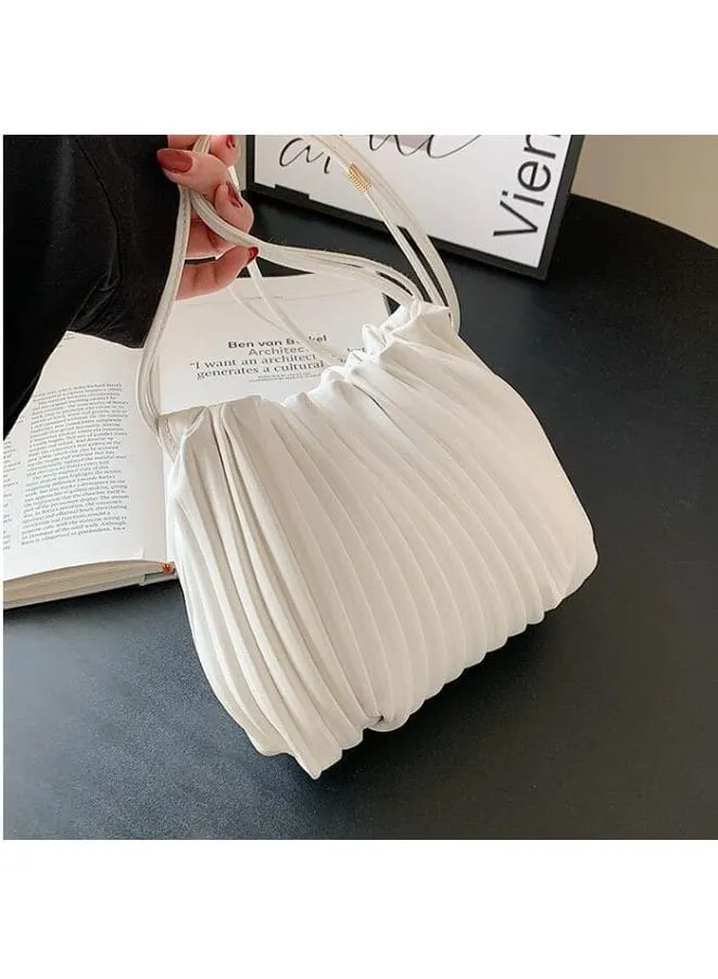 Minimalist and Soft Design Bucket Bag For Women