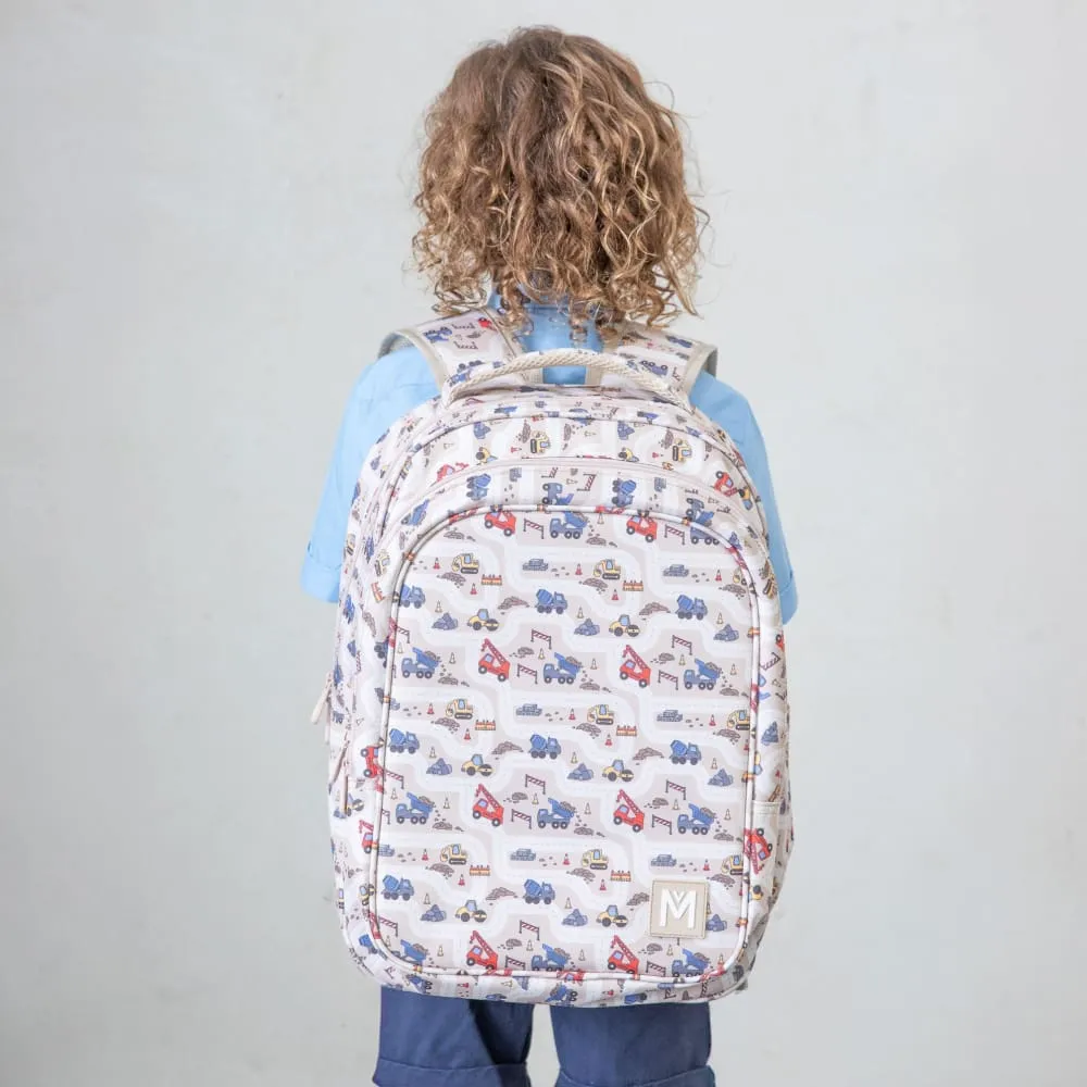 Montii Co Junior Backpack for Kids - Construction