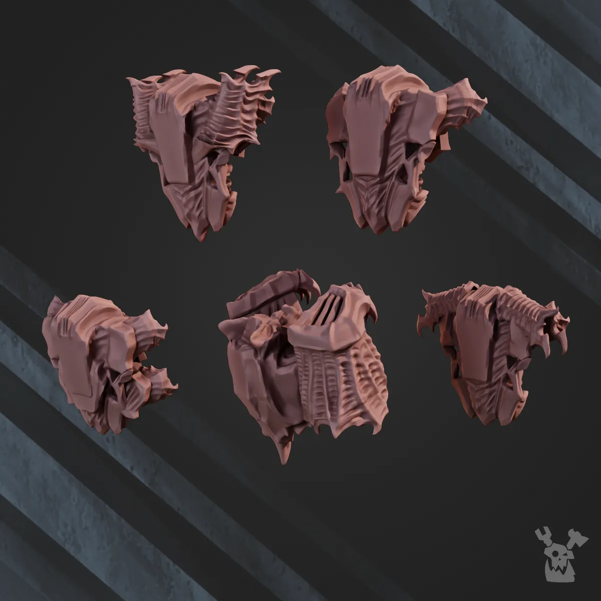 Nocturnal Backpacks Set x5