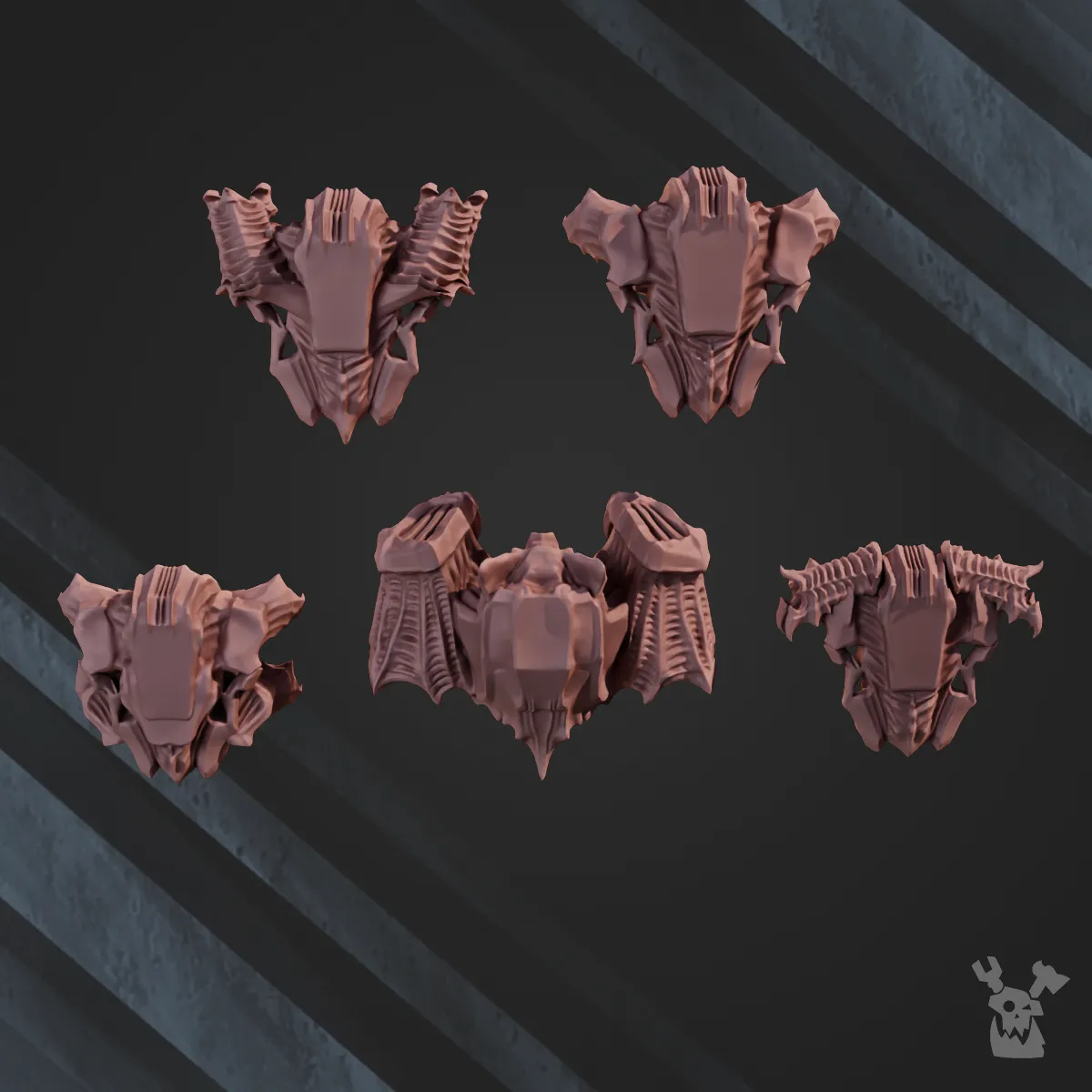 Nocturnal Backpacks Set x5