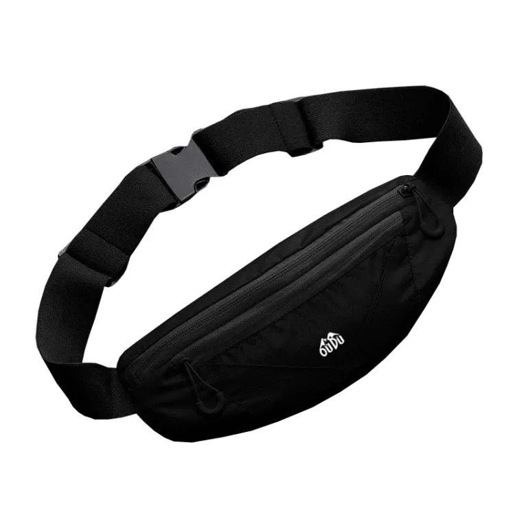 OUDU Outdoor Running Cell Phone Waist Pack Men And Women Waterproof Sports Gear(Black)