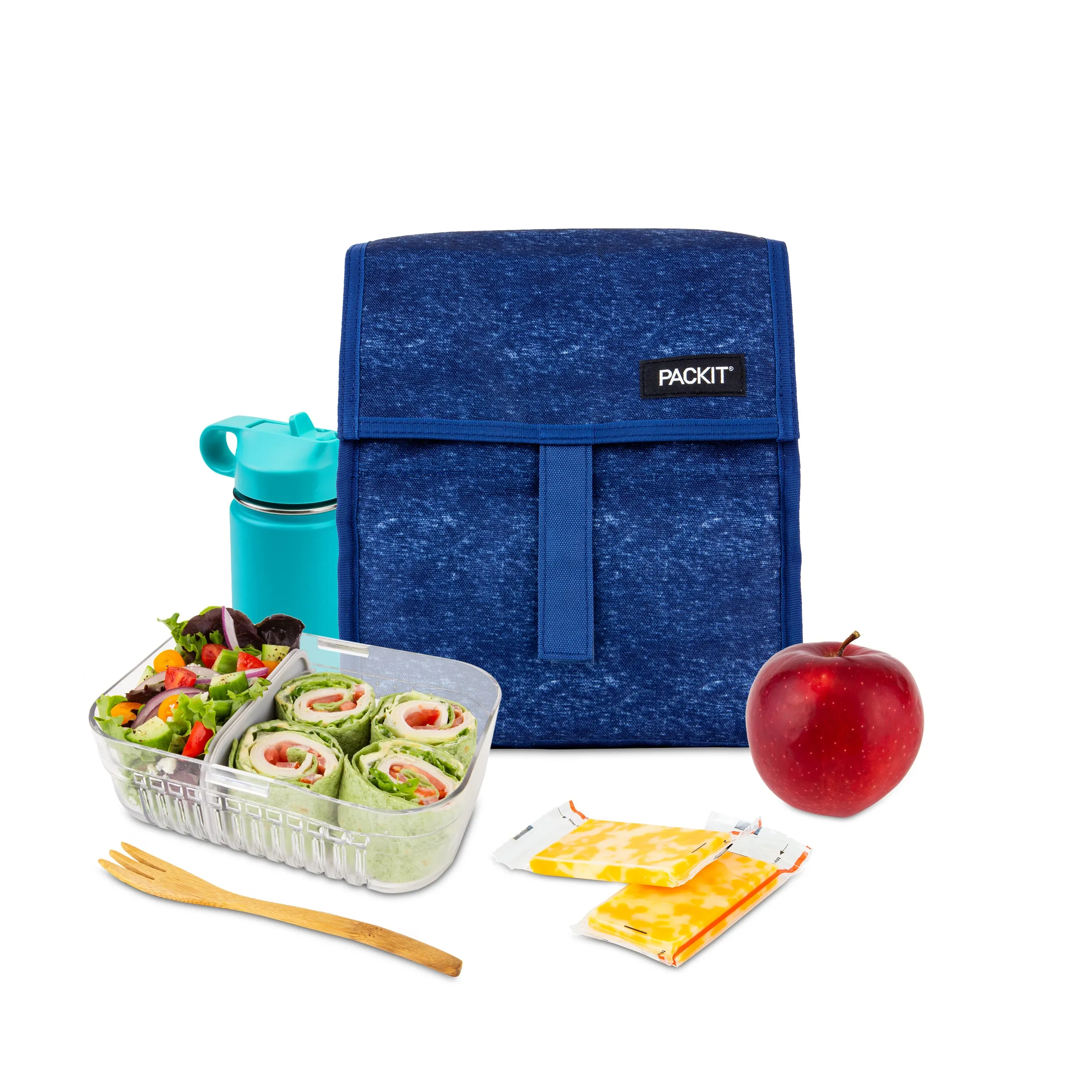 PackIt Freezable Lunch Bag - Navy Heather (New)