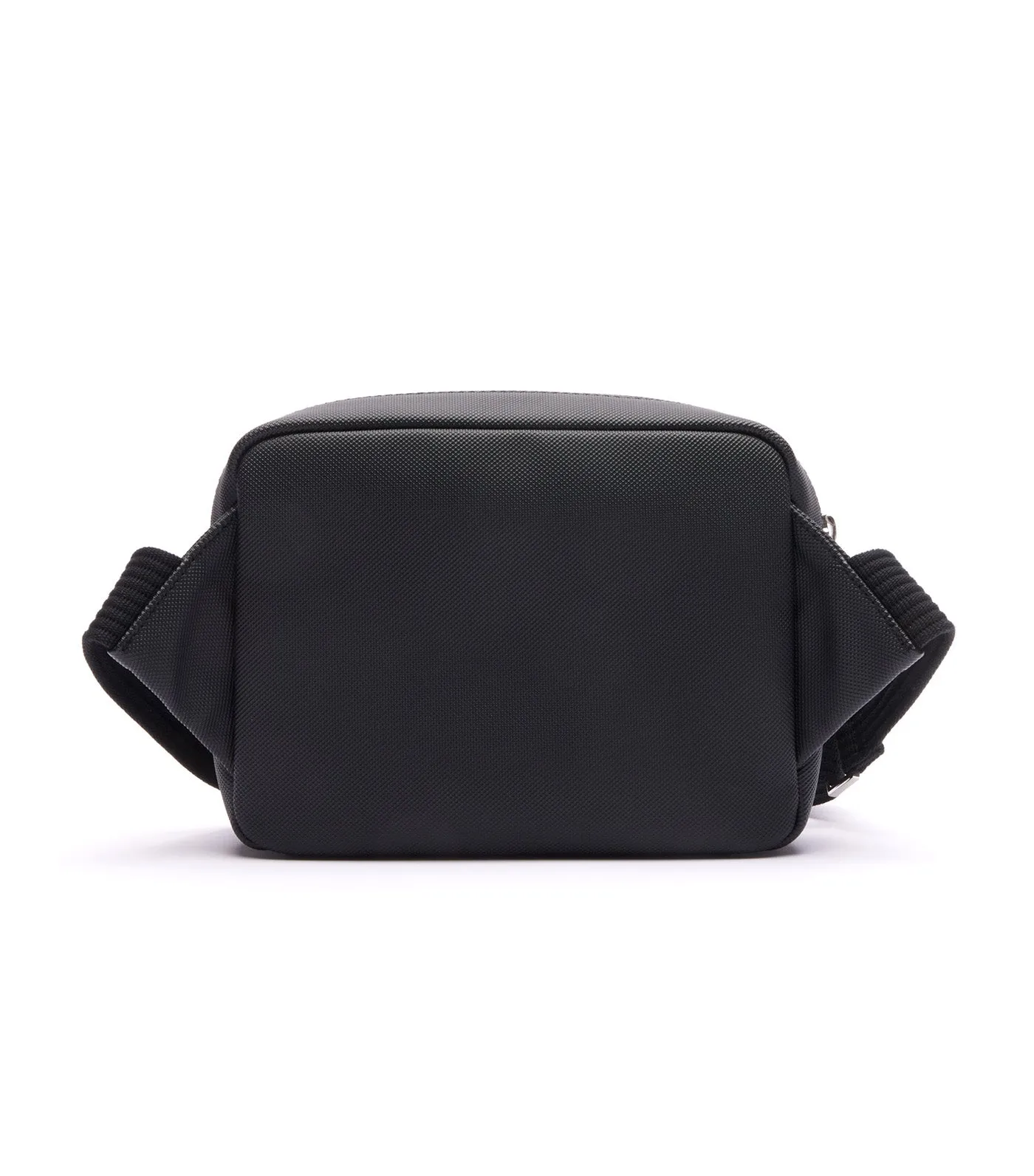 Piqué Effect Reporter Bag Noir