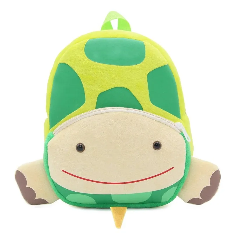 Plush Cartoon Shape Backpack For Kids