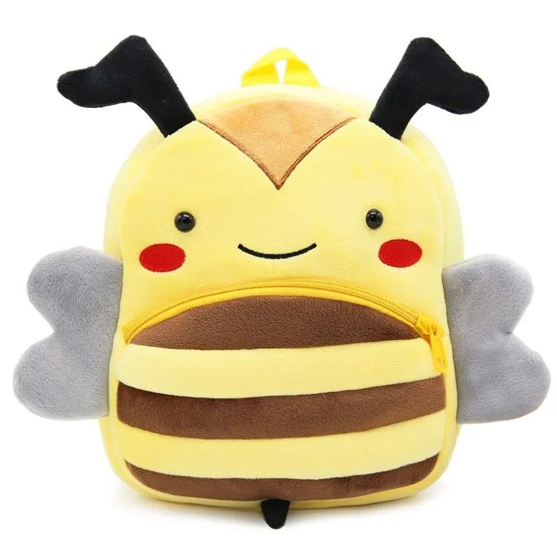 Plush Cartoon Shape Backpack For Kids