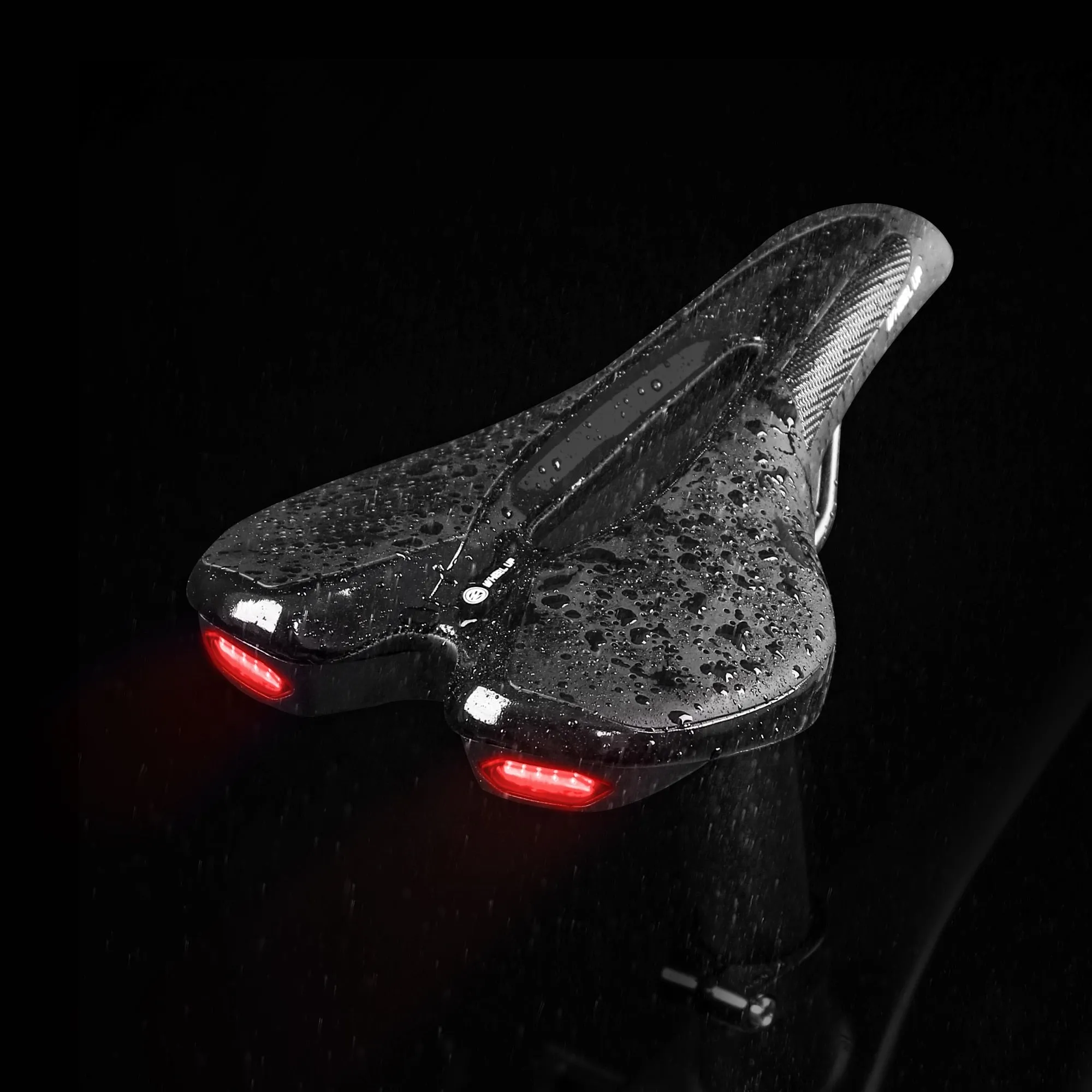 Road Bike Saddle MTB Bicycle Seat With Warning Taillight USB Charging