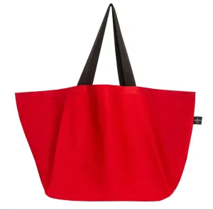 Scarlett Red Oversize Contents Bag by The Contents Bag