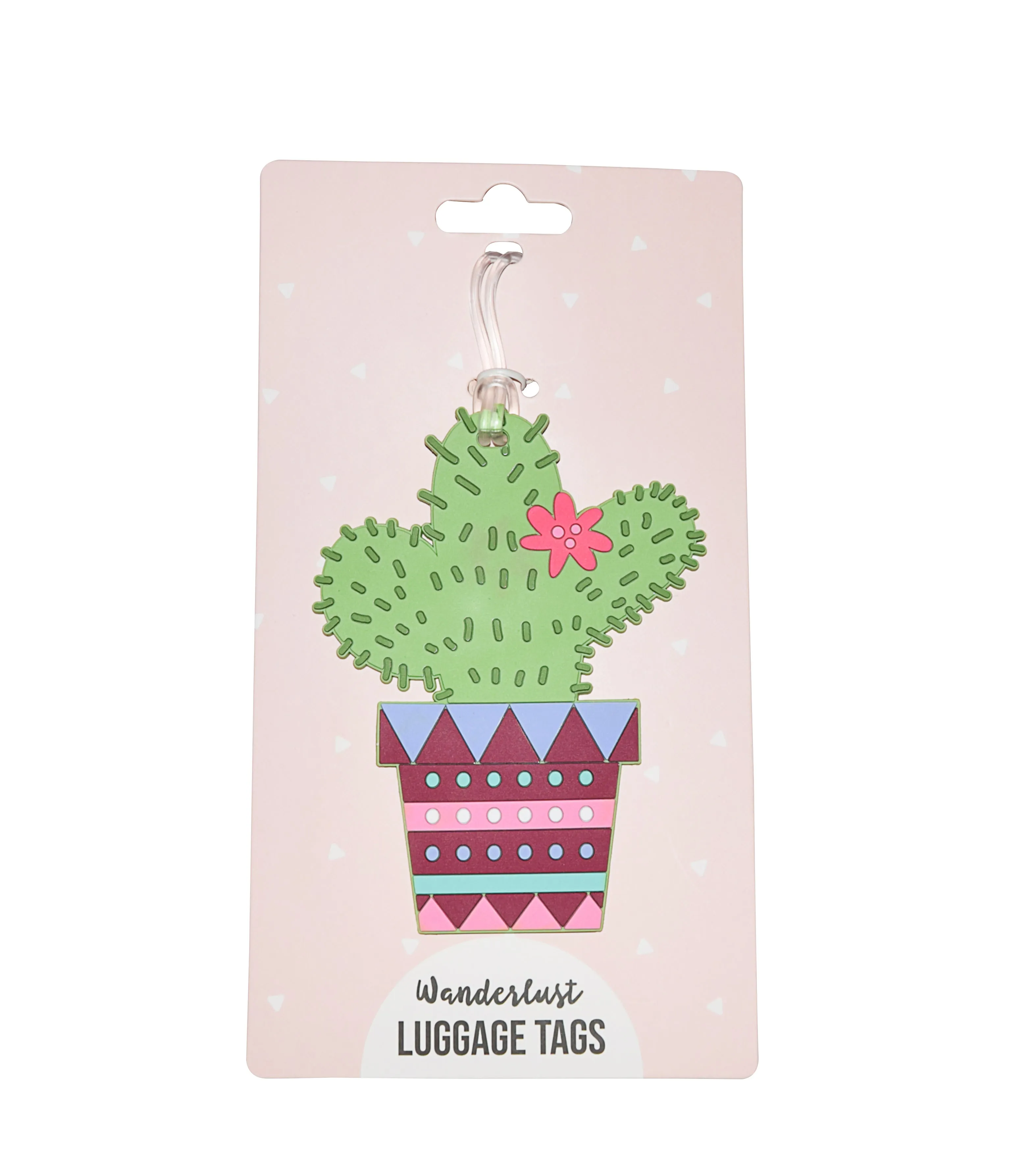 Silicone Luggage Tag Cactus