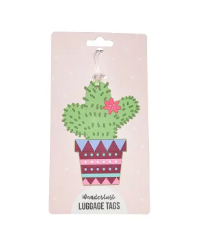 Silicone Luggage Tag Cactus