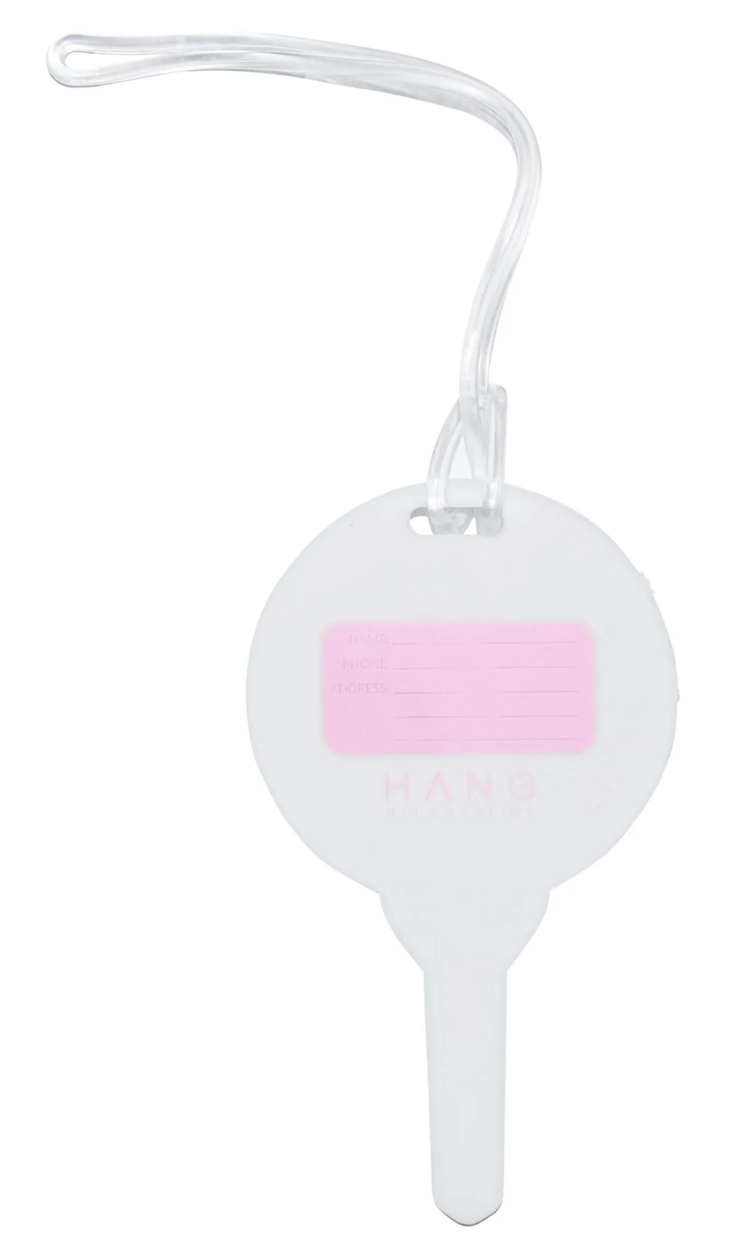 Silicone Luggage Tag Golf Ball