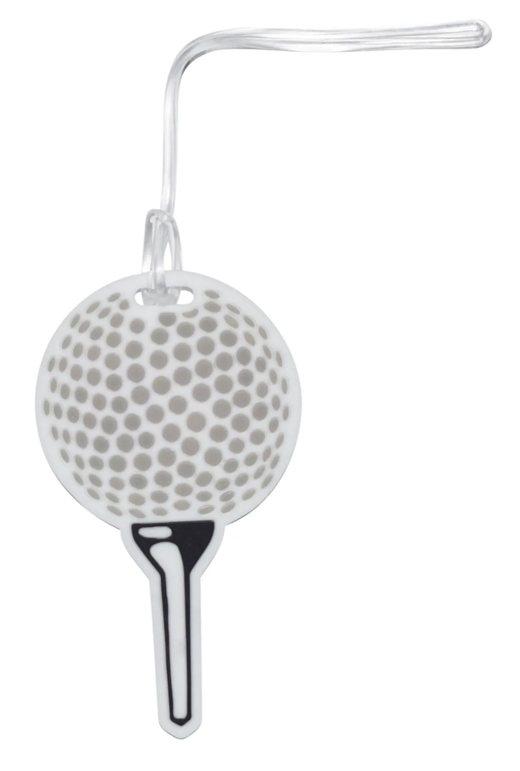 Silicone Luggage Tag Golf Ball