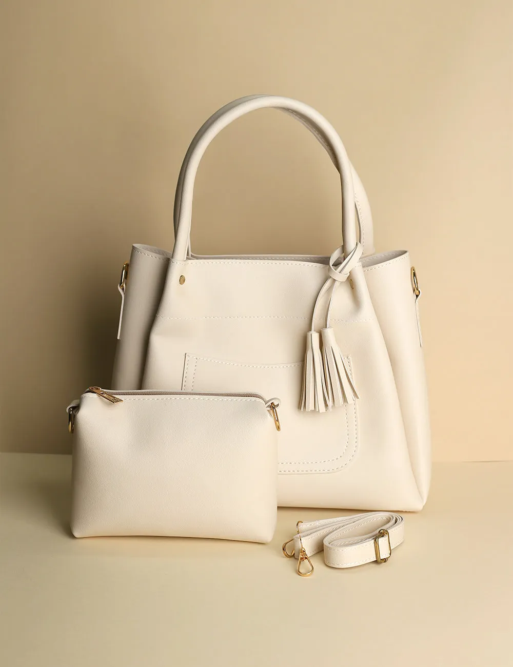 Soft Ivory Tote (2 Piece)