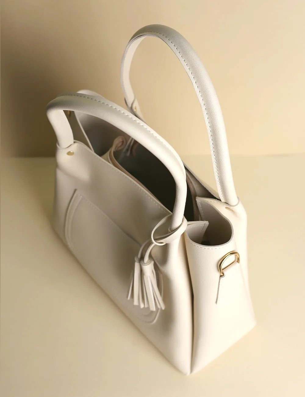 Soft Ivory Tote (2 Piece)