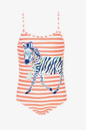 Sunuva Zebra Girls Swimsuit (Size 2/3 left)