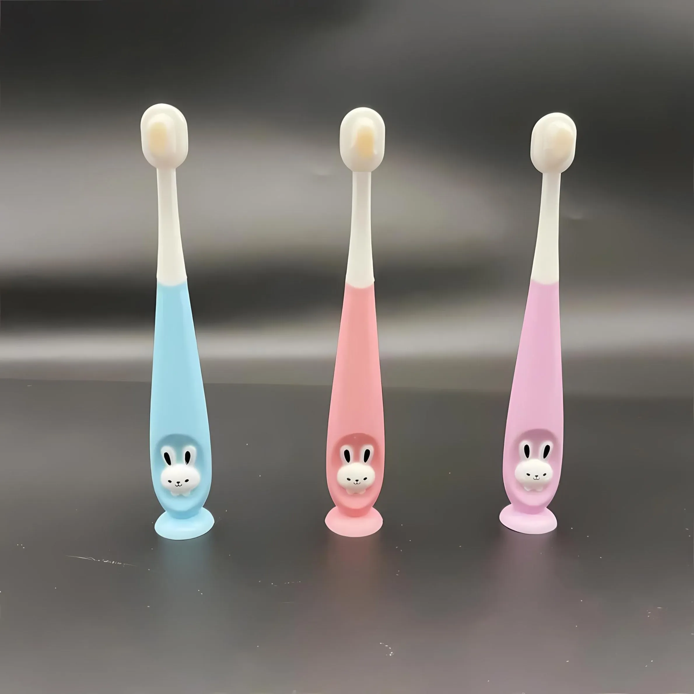 THE LITTLE LOOKERS Baby Toothbrush I Supersoft Bristles & Section Cup Base Tooth Brush for Kids/Babies/Toddlers