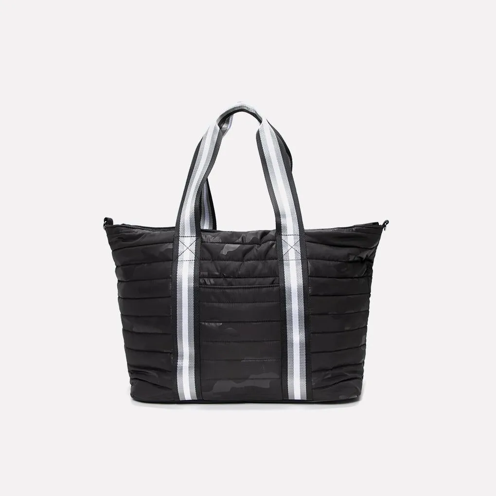 Think Royln - Wingman Tote Bag in Black Noir w/ Camo Web