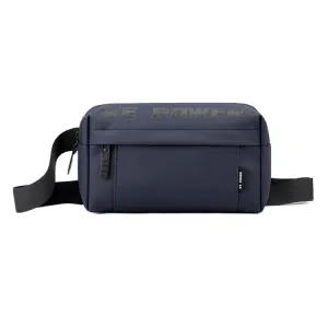 WEPOWER Men Casual Single Shoulder Crossbody Bag Functional Style Chest Bag(Dark Blue)