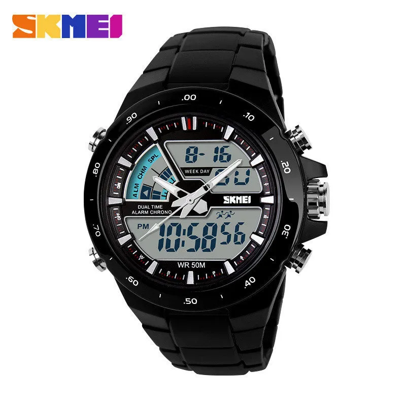 Women Sports Waterproof Fashion Casual Quartz Digital Analog Military Multifunctional Women's Wrist Watches