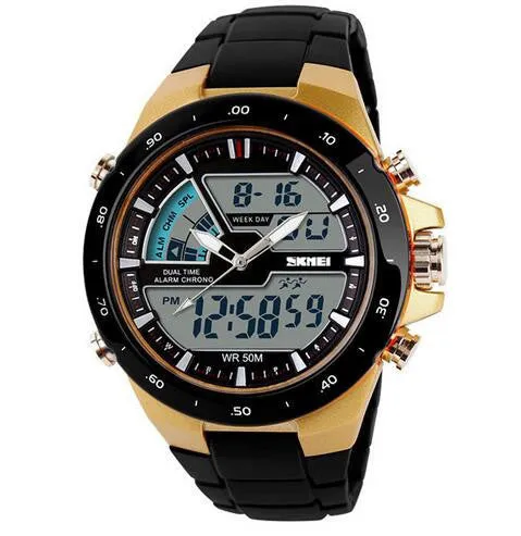 Women Sports Waterproof Fashion Casual Quartz Digital Analog Military Multifunctional Women's Wrist Watches