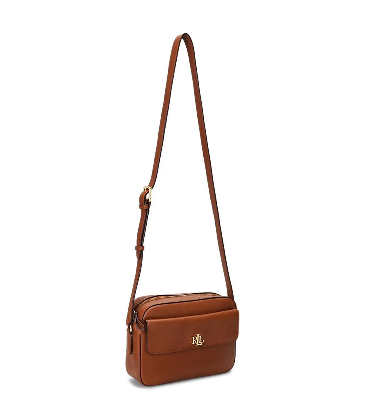 Women's Leather Medium Marcy Camera Bag Tan