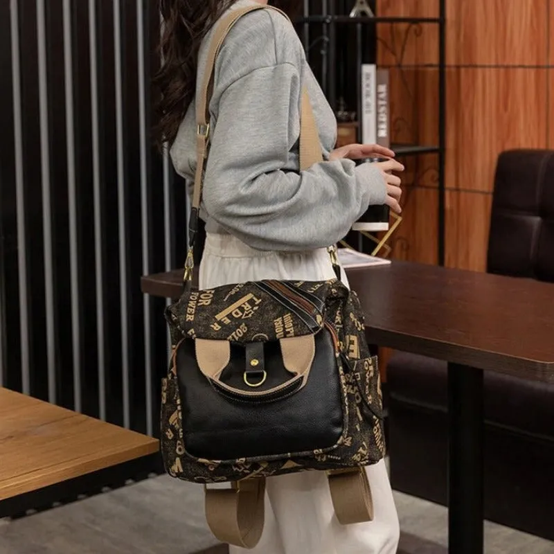 Women's Letter Printing Outdoor Backpack