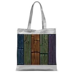 Wooden Plank Classic Sublimation Tote Bag