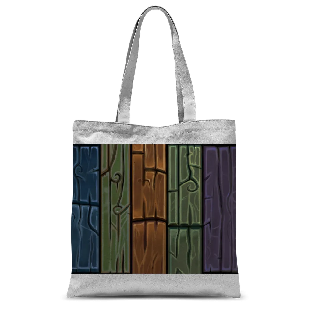 Wooden Plank Classic Sublimation Tote Bag