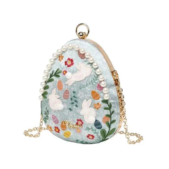 Woodland Rabbits Revel Evening Bag by Vendula